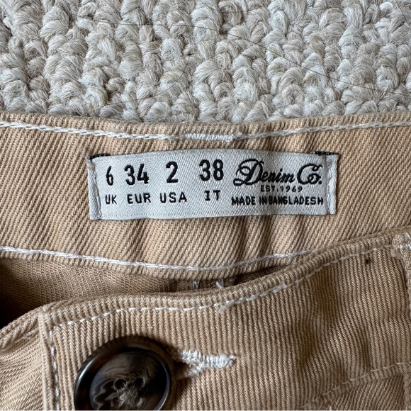 Wide leg high waisted khaki pants - Picture 5 of 8